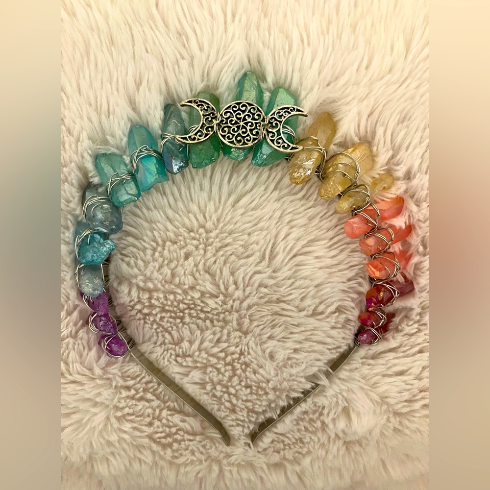 Crystal Chakra Energy Headband